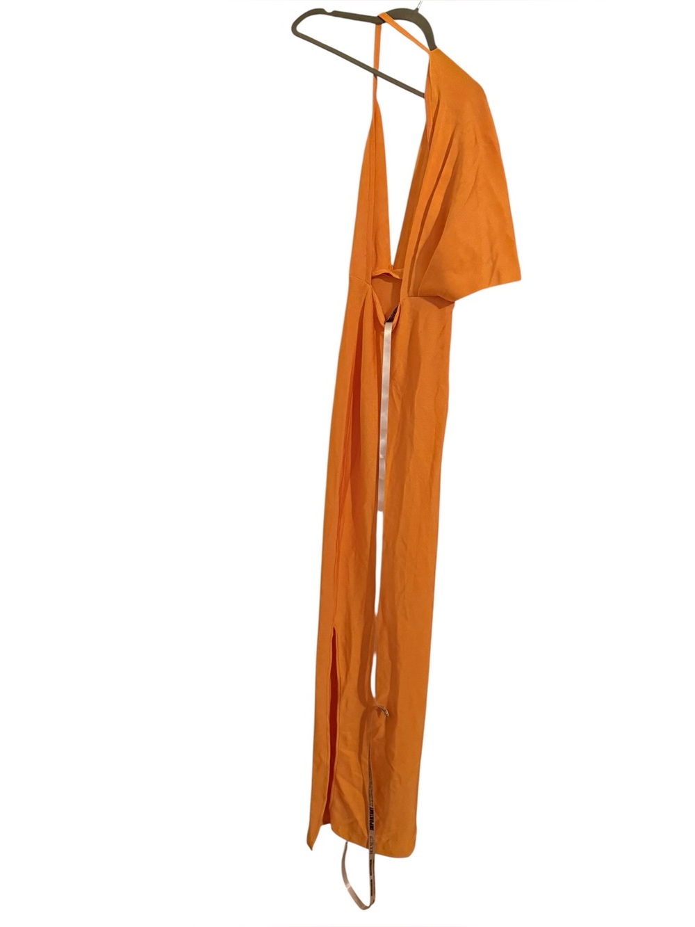 House of CB NWT Orange Ribbed OneShoulder Dress Size Small - Picture 4 of 6